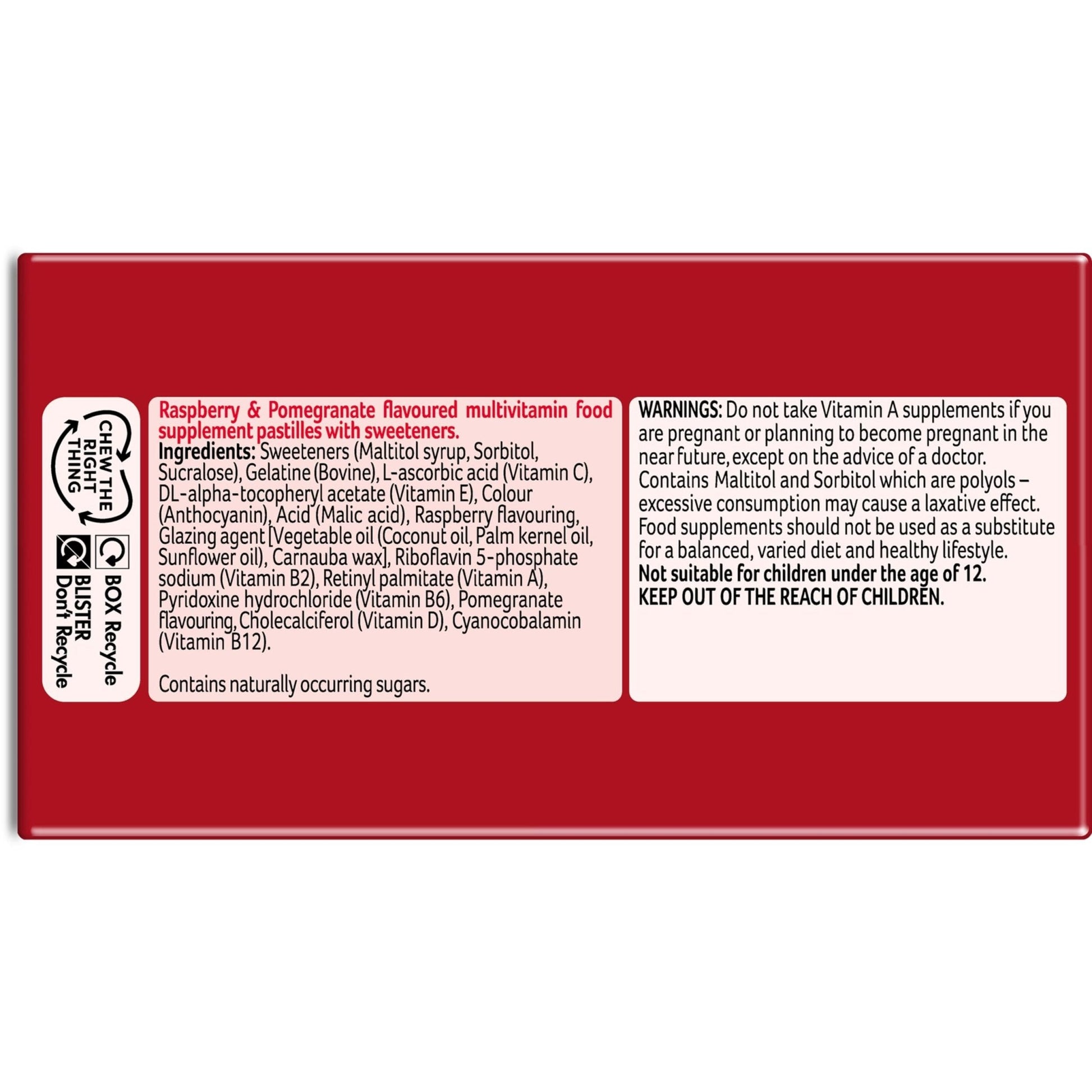 Bassetts Vitamins Adults Multivitamins, 60 Pastilles - Maple Wellness Supplements