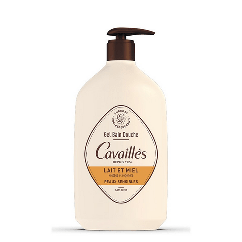 Bath and shower gel milk and honey 400ml ROGE CAVAILLES - Maple Wellness Supplements