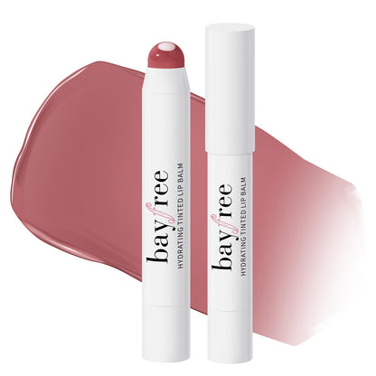 bayfree Tinted Lip Balm Plumper, Glossy, Pump Lips, Lightweight, Moisturize & Tint with Jojoba Seed Oil, Vegan Lipbalm Lip Care, Vintage Violet - Maple Wellness Supplements