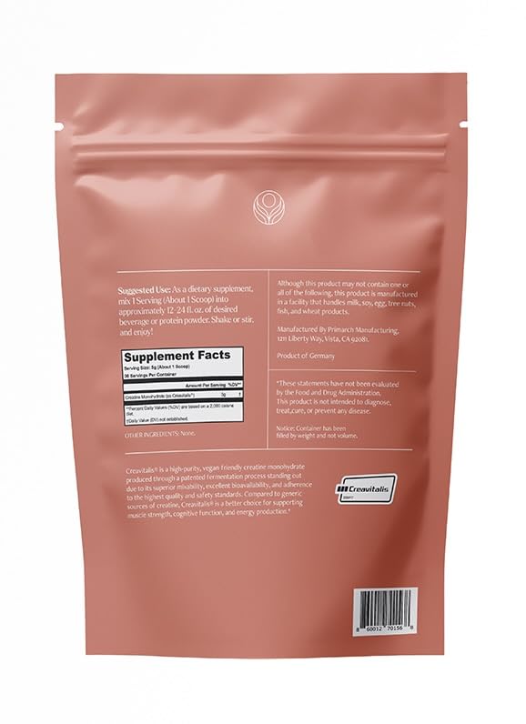 Be Well by Kelly Creatine with Creavitalis, Dietary Supplement, 1lb (450g), 90 Servings Build. Boost. Brain. - Maple Wellness Supplements