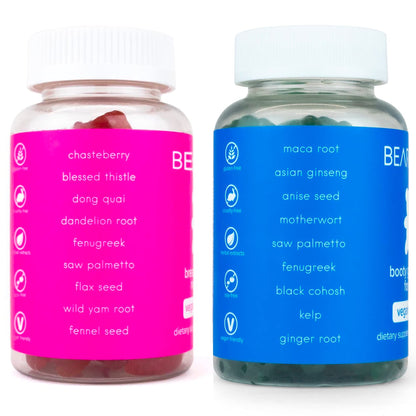 BEARVANA Gummies Combo Pack - Chest and Bum Gummies - Workout Aid - Women’s - Maple Wellness Supplements