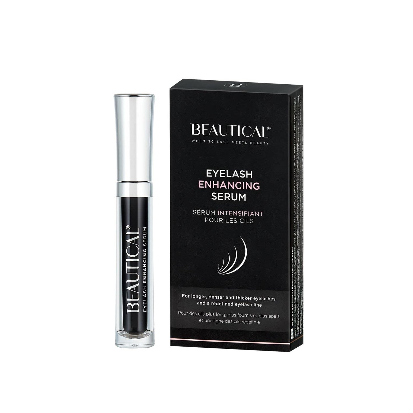 BEAUTICAL Eyelash Serum – Lash Enhancing & Conditioning Formula with Botanical Ingredients for the Appearance of Fuller, Shinier & Healthier-Looking Lashes – Nourishing Lash Care, 3ml - Maple Wellness Supplements