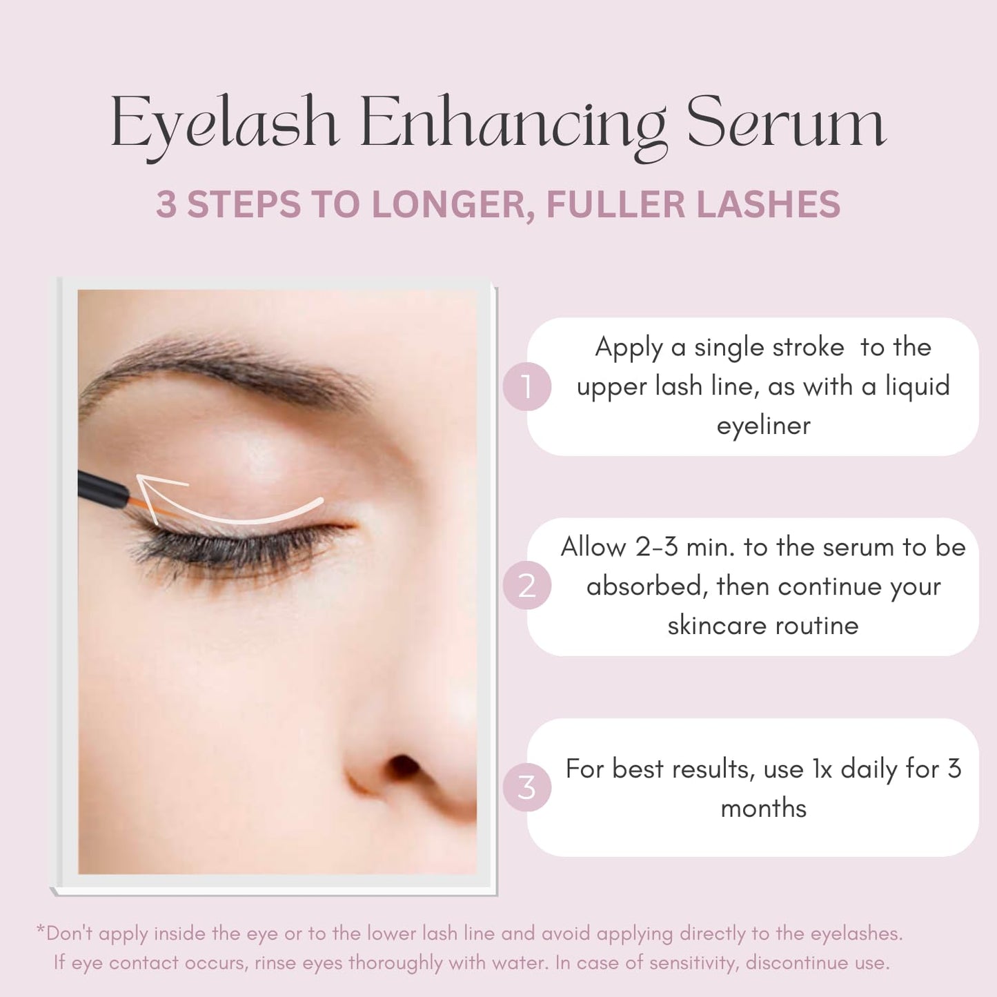 BEAUTICAL Eyelash Serum – Lash Enhancing & Conditioning Formula with Botanical Ingredients for the Appearance of Fuller, Shinier & Healthier-Looking Lashes – Nourishing Lash Care, 3ml - Maple Wellness Supplements