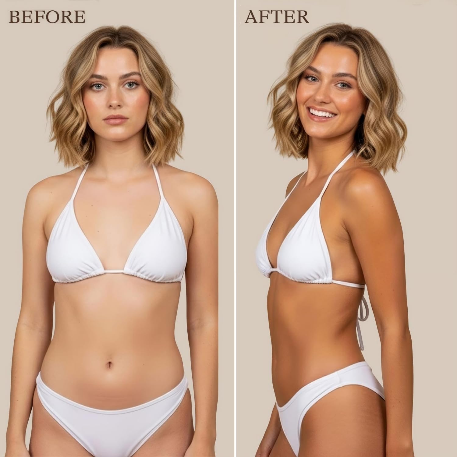 Beauty by Earth Self Tanner - USA Made with Natural & Organic Ingredients, Moisturizing Self Tanning Lotion - Maple Wellness Supplements