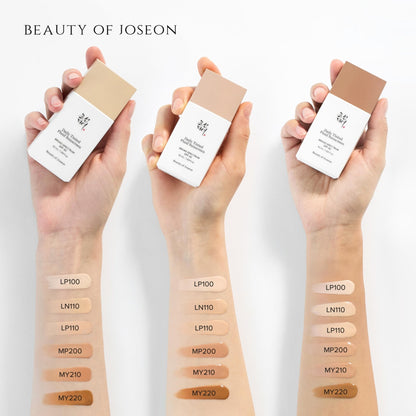Beauty of Joseon Daily Tinted Fluid Sunscreen 12 Shades for Face Moisturizing Broad Spectrum SPF 40 Korean Skincare 50ml, 1.69 fl.oz - Maple Wellness Supplements