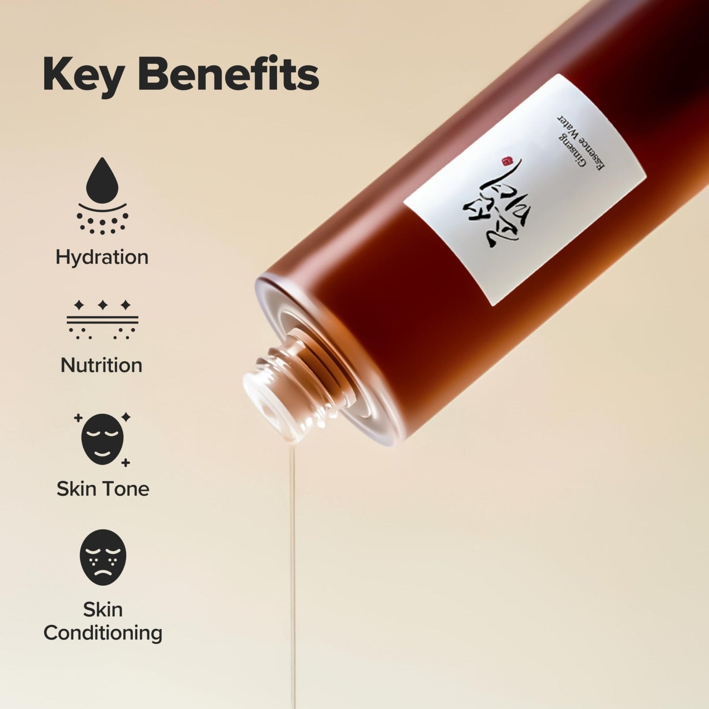 Beauty of Joseon Ginseng Essence Water Hydrating Face Toner for Dry, Dull Skin. Korean Moisturizing Skin Care - Maple Wellness Supplements