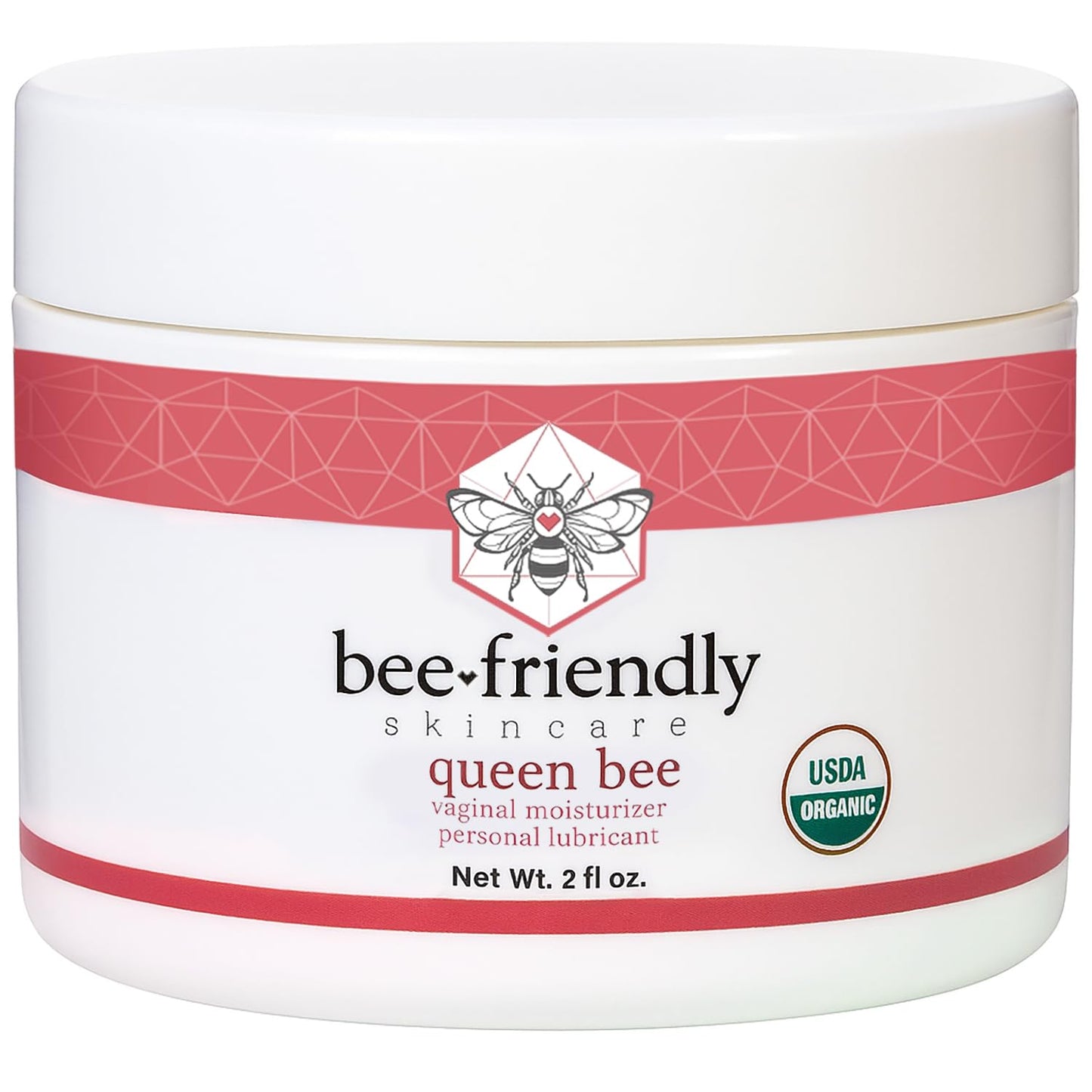 BeeFriendly Organic Vaginal Moisturizer, USDA Certified, Natural Vulva Cream For Dryness, Itching, Irritation, Redness, Chafing Of Vagina Due To Menopause & Thinning 2 oz - Maple Wellness Supplements