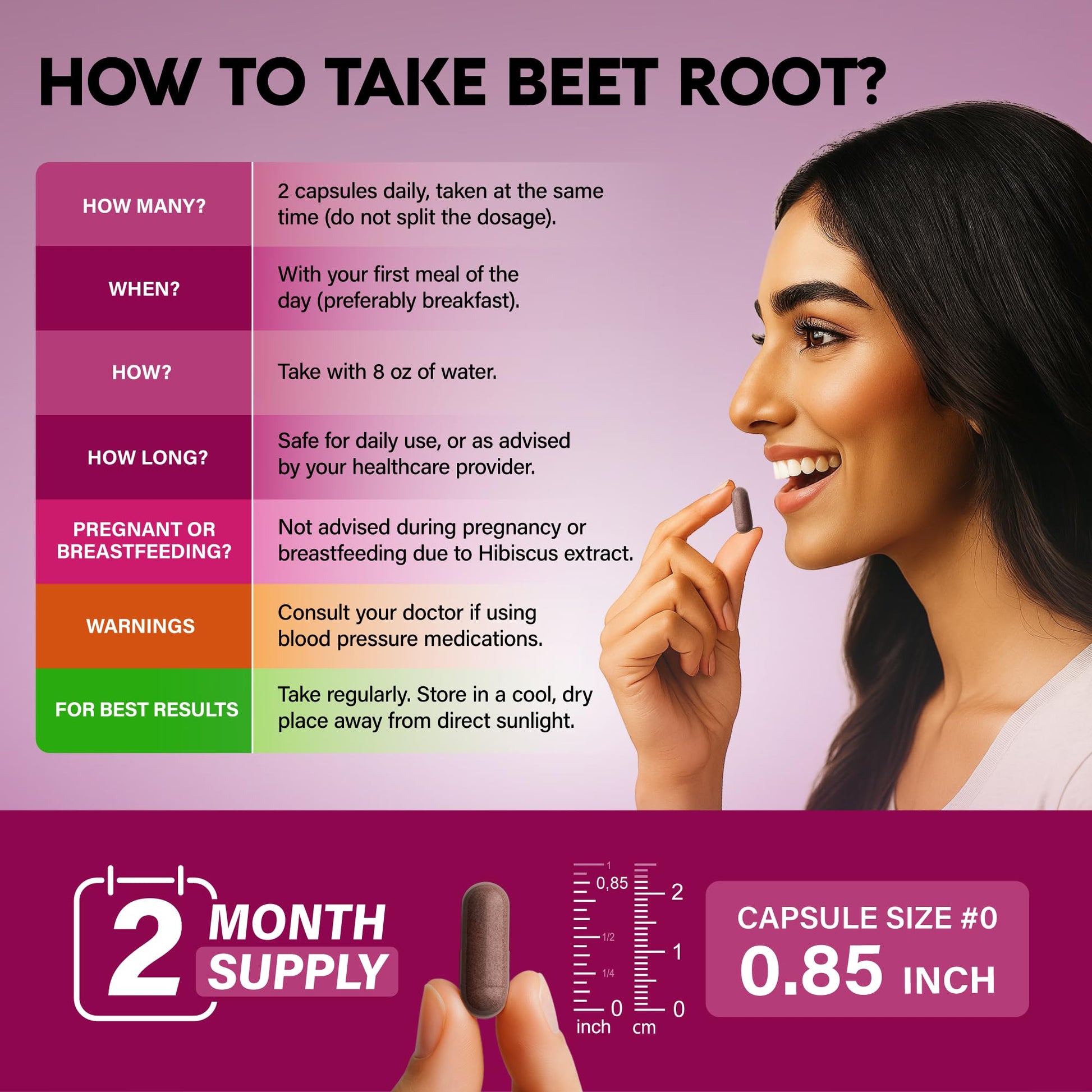 Beet Root 5-in-1 Complex Capsules - Healthy Blood Pressure Support Supplement for Heart & Circulation Support - Olive Leaf, Hawthorn Berry & Hibiscus - Maple Wellness Supplements
