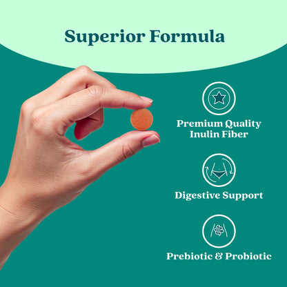 BeLive Synbiotics - Probiotic & Prebiotic Fiber Gummies – High Strength Inulin (3g), Dietary Fiber Supplement, Digestive Support for Kids & Adults - Maple Wellness Supplements