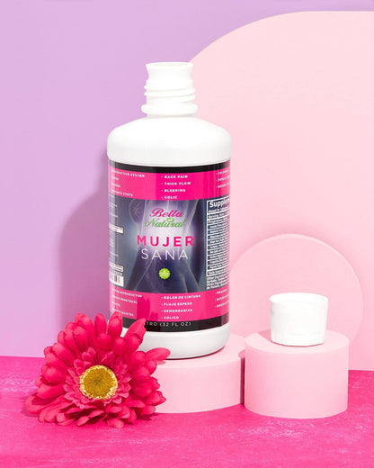 Bella All Natural Mujer Sana Healthy Woman, Hormonal imbalance, PCOS, Period Cramps - Maple Wellness Supplements
