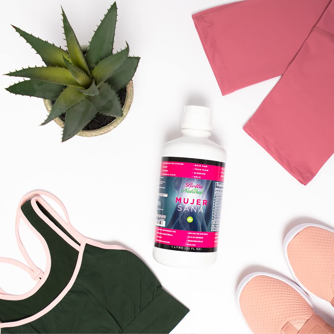 Bella All Natural Mujer Sana Healthy Woman, Hormonal imbalance, PCOS, Period Cramps - Maple Wellness Supplements
