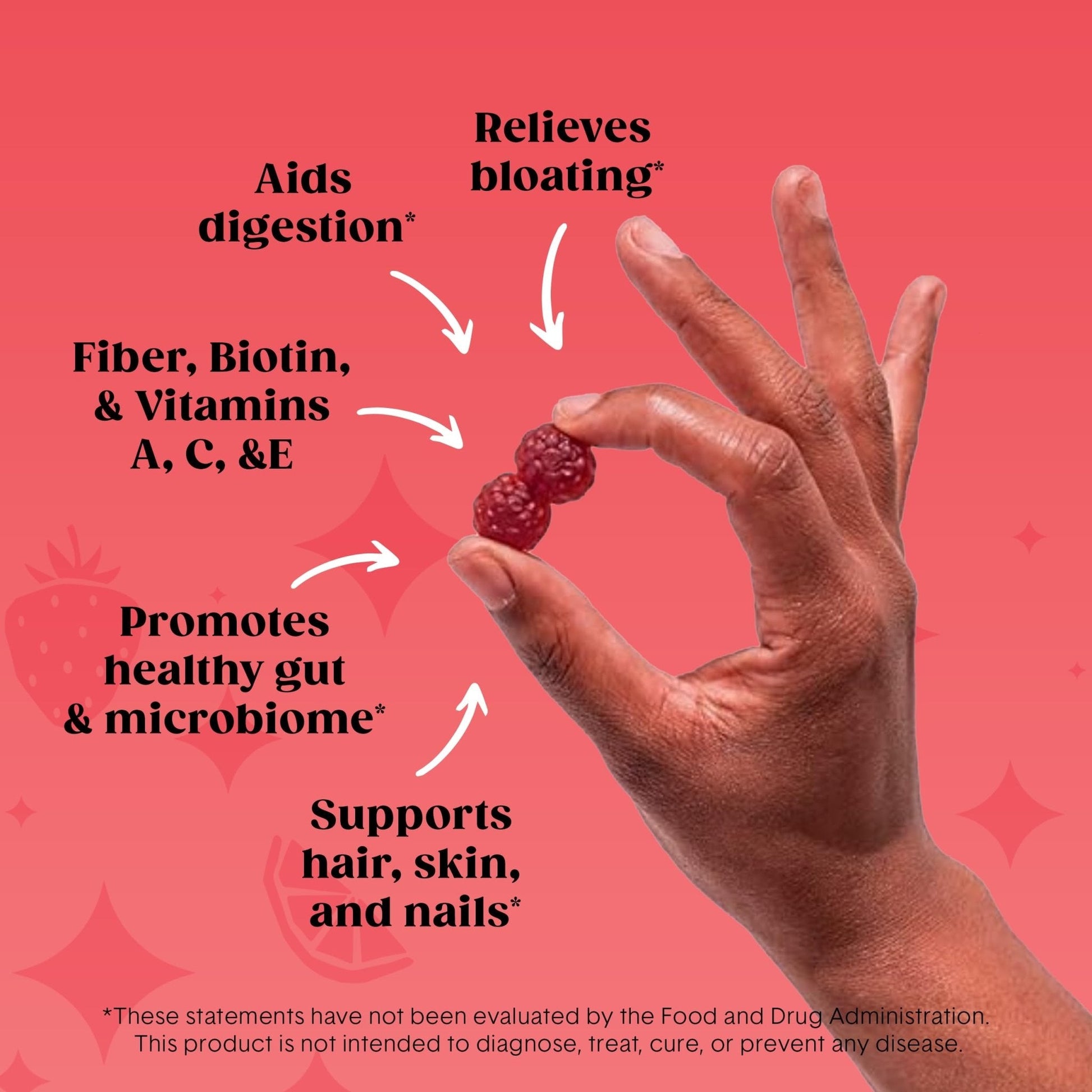 Bellway Super Fiber Gummies + Beauty – Sugar Free Fiber Supplement with Biotin & Vitamins A C E – Supports Digestive Health, - Maple Wellness Supplements
