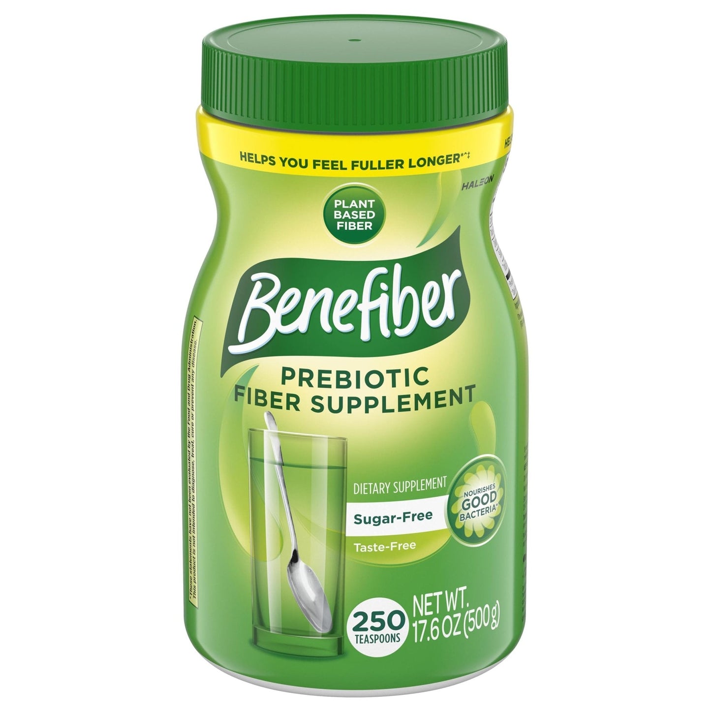 Benefiber Daily Prebiotic GLP-1 Friendly Fiber Supplement Powder for Digestive Health, Unflavored - 250 Teaspoons (17.6 Ounces) - Maple Wellness Supplements