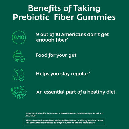 Benefiber Prebiotic GLP-1 Friendly Fiber Supplement Gummies for Digestive Health, Assorted Fruit Flavor - 81 Count - Maple Wellness Supplements