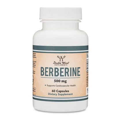Berberine Supplement 500mg, 60 Capsules (Third Party Tested, Manufactured in The USA - Maple Wellness Supplements