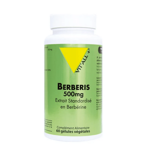 Berberis (berbérine) 500 mg 60 gélules VIT'ALL+ - Maple Wellness Supplements