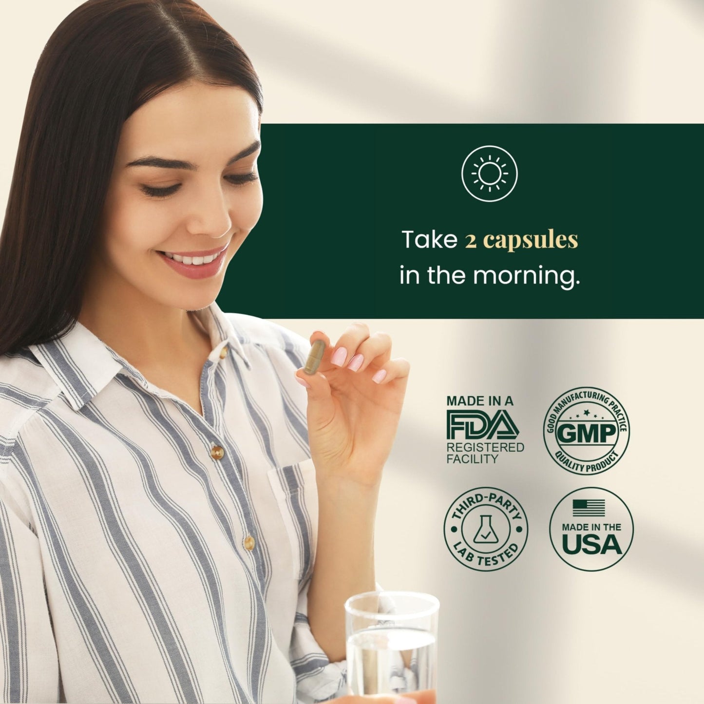 Best Days Formula | Advanced 5-in-1 Gut Support for Bloating, Gas & Irregularity | Soil-Based Probiotics + Prebiotics, L-Glutamine, Aloe Vera & More | 60 Capsules - Maple Wellness Supplements