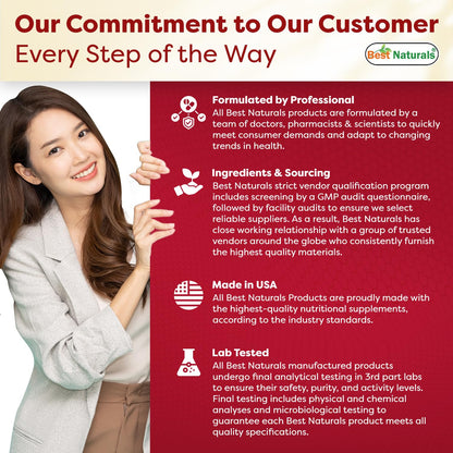 Best Naturals L-Arginine L-Citruline Complex Tablets, 250 Count - Maple Wellness Supplements