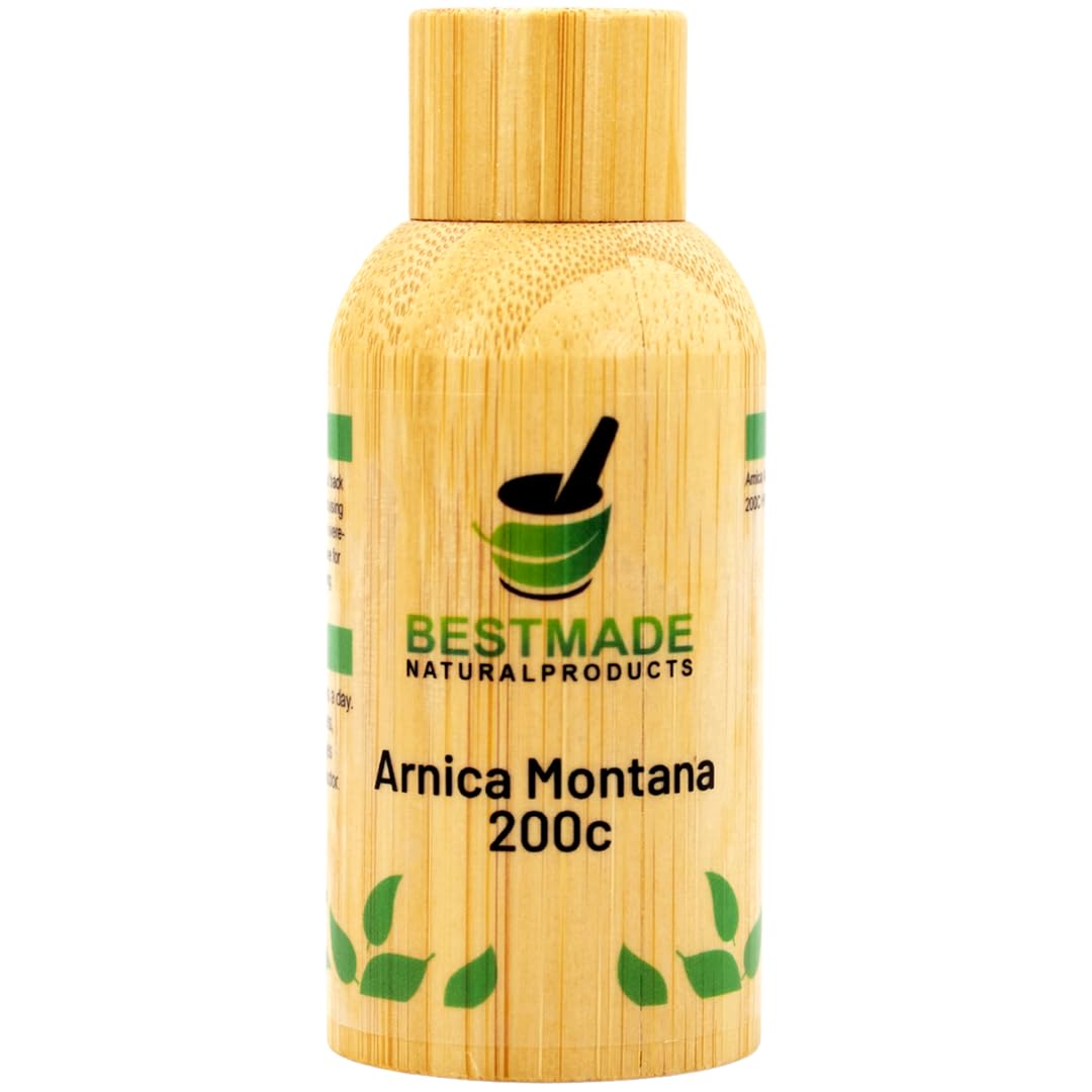 Bestmade Natural Products Turbo Arnica 200C - Comprehensive Arnica Pellets for Muscle Recovery, Soreness Relief, and Holistic Wellness Support, 350 Pellets - Maple Wellness Supplements