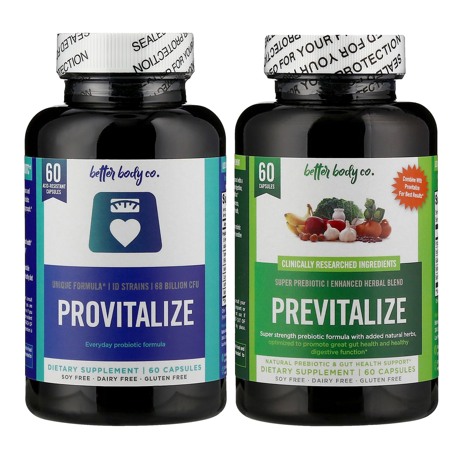 Better Body Co. Slim Gut Bundle | Prebiotics and Probiotics for Women - Bloating Relief - Maple Wellness Supplements