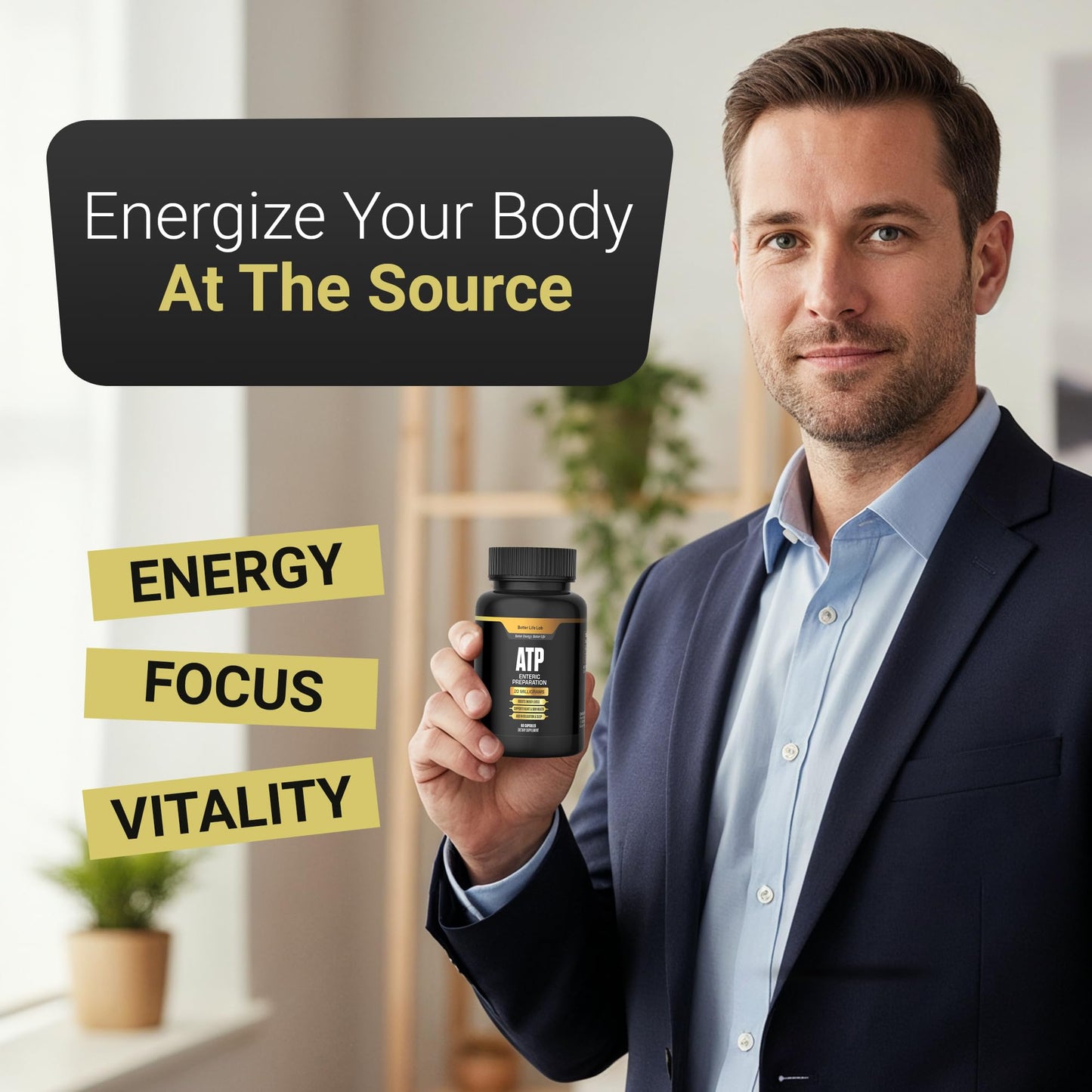BETTER LIFE LAB ATP Supplement – Supports Cellular Energy Production, Mitochondrial Function & Active Lifestyles - Maple Wellness Supplements