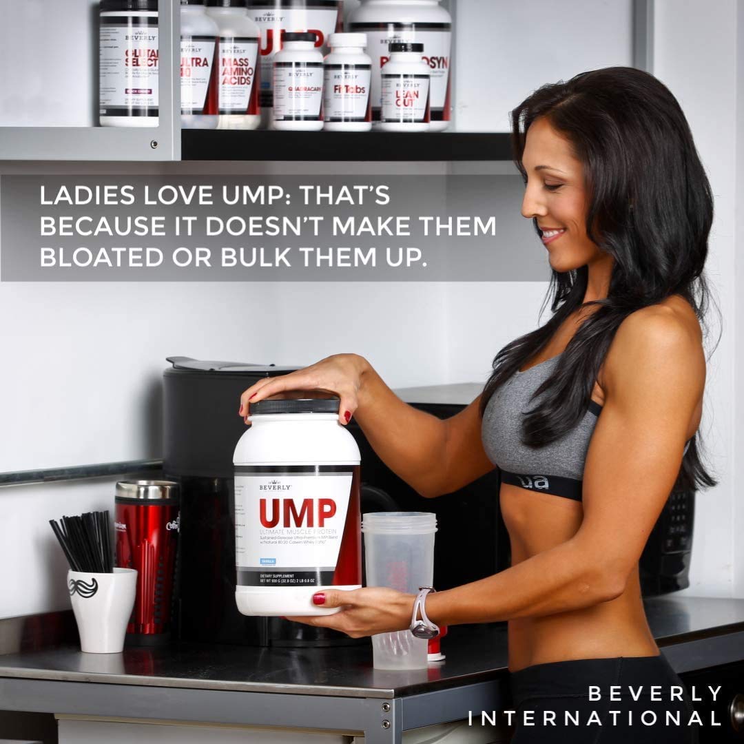 Beverly International UMP Protein Powder, Cookies & Cream. Unique Whey-Casein Ratio Builds Lean Muscle. Easy to Digest. No Bloat. (32.8 oz) 2lb .8 oz - Maple Wellness Supplements