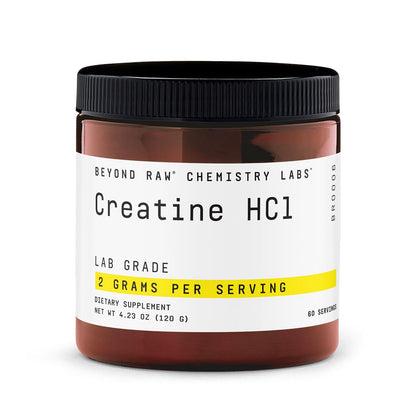 BEYOND RAW Creatine HCl Powder, Science Backed, Lab Grade, Creatine for Women & Men, Muscle Strength, Energy Production, Athletic Performance, Cognitive Support, - Maple Wellness Supplements