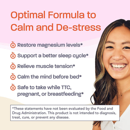 Binto Glow Down - Sleep Better & De-Stress with Our Berry Vanilla Magnesium Drink Mix, Made in USA, Sugar-Free, Preservative-Free, Gluten-Free Drink Mix (60 Day Supply) - Maple Wellness Supplements
