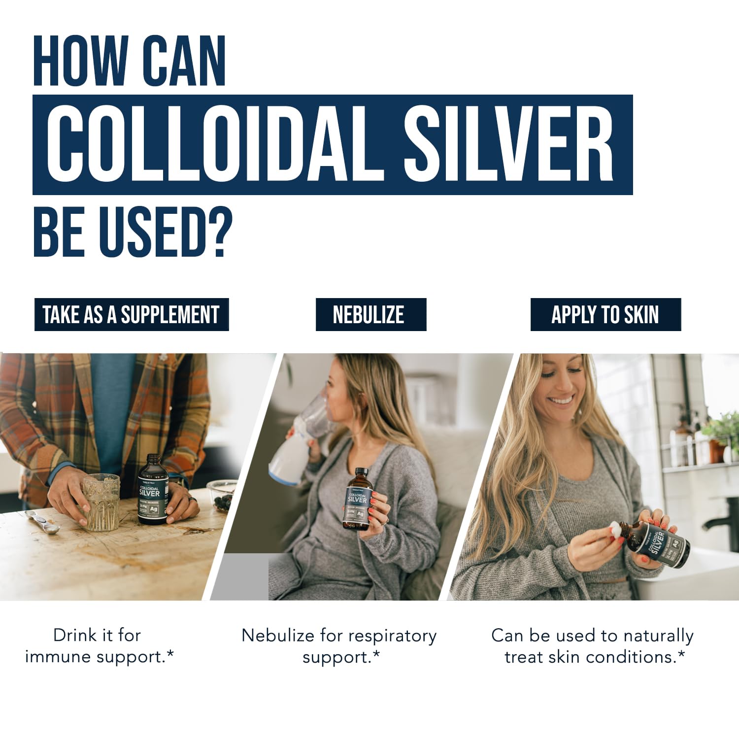 Bioactive Colloidal Silver - 8 oz, Glass Bottle, Vegan, Safe Doses with Highest Effectiveness - Nano Ions, 30 PPM - Immune Support (48 Servings) - Maple Wellness Supplements