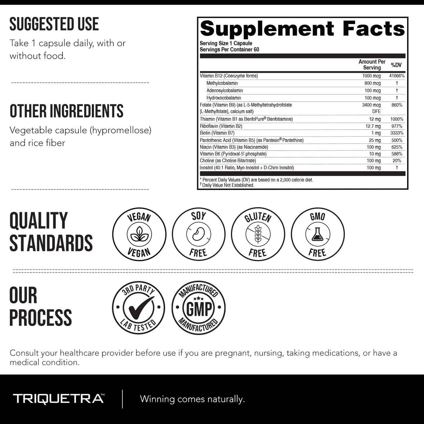 BioActive Vitamin B Complex - Blood Stream Ready, Methylated B Complex - Featuring Methylfolate, 3 BioActive Forms of B12, BenfoPure® B1 & Pantesin - Maple Wellness Supplements