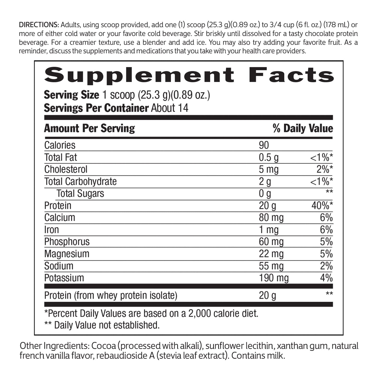 Biochem 100% Whey Sugar-Free Chocolate 20g, 12.5oz, Certified Vegetarian, Certified Glut - Maple Wellness Supplements