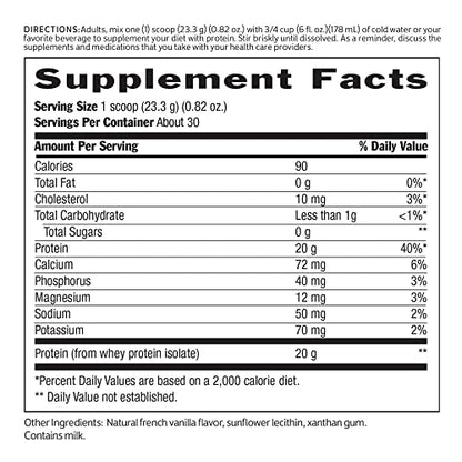 Biochem 100% Whey Sugar-Free Natural 20g, 24.6oz, Certified Vegetarian, Certified Gluten - Maple Wellness Supplements