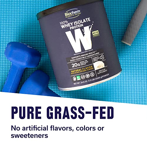 Biochem, Whey Protein Powder, 20g of Protein to Support Muscles and Intense Workouts - Maple Wellness Supplements