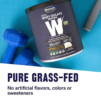 Biochem, Whey Protein Powder, 20g of Protein to Support Muscles and Intense Workouts - Maple Wellness Supplements