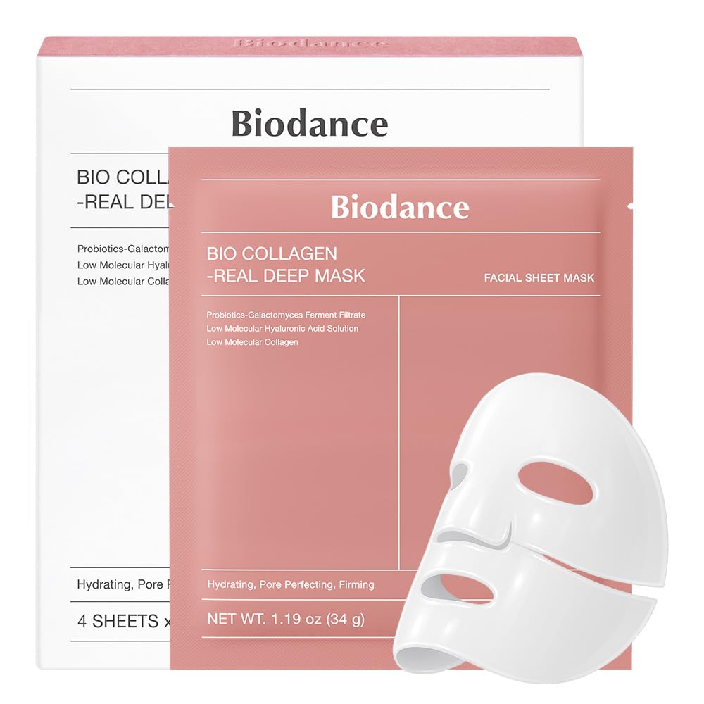BIODANCE Bio-Collagen Real Deep Mask, Hydrating Overnight Hydrogel Face Mask - Maple Wellness Supplements