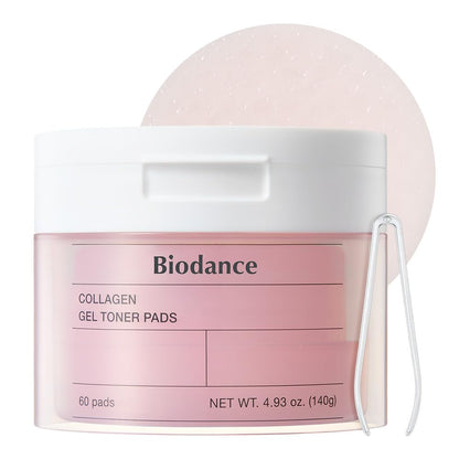 Biodance Collagen Gel Toner Pads, Pore Minimizer for Face, Improving Elasticity, Plumping Toner Pads for Sensitive Skin - Maple Wellness Supplements