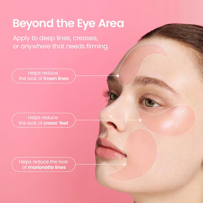 BIODANCE Collagen Peptide Eye Patches, Anti Wrinkle & Smile Line Patches for Face, Under Eye Mask for Fine Lines & Eye Bags - Maple Wellness Supplements