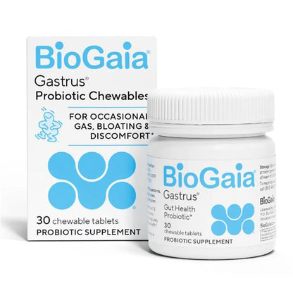 BioGaia Gastrus Gut Health Probiotic | Eases Abdominal Discomfort, Gas & Bloating | Promotes Regularity & a Healthy Gut | Contributes to a Balanced Microbiome | Backed by 30 Years of Research - Maple Wellness Supplements