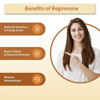 Biogetica Reginmune - Natural Immune Support Care Daily Boost Immune System Booster - 80 Capsules - Maple Wellness Supplements