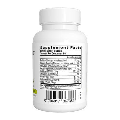 BIOptimizers Herbal Power Flush - Extra Strength Digestive Cleanse - Eliminate Toxins Improve Bowel Digestion - Maple Wellness Supplements