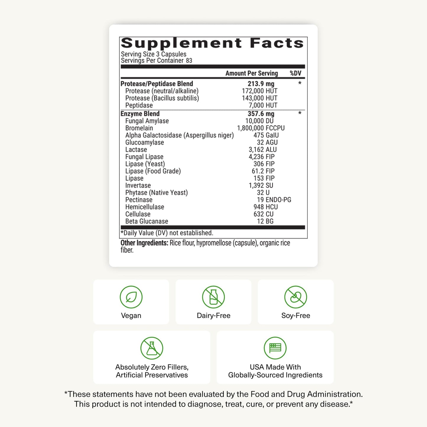 BiOptimizers MassZymes - Complete Digestive Enzymes Supplement for Gut Health - Bloating Relief for Men and Women - Lipase Amylase Bromelain - Maple Wellness Supplements