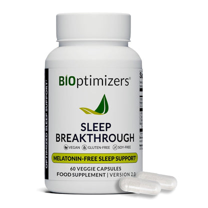 BIOptimizers Sleep Breakthrough Capsules - Natural Support Supplement | Calming Relief Aid for Adults - Maple Wellness Supplements
