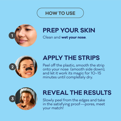 Biore Charcoal, Deep Cleansing Pore Strips, Nose Strips for Blackhead Removal on Oily Skin - Maple Wellness Supplements