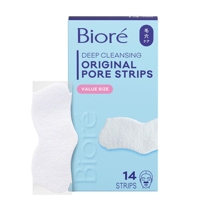 Bioré Original Blackhead Remover Strips, Deep Cleansing Nose Strips With Instant Pore Unclogging - Maple Wellness Supplements