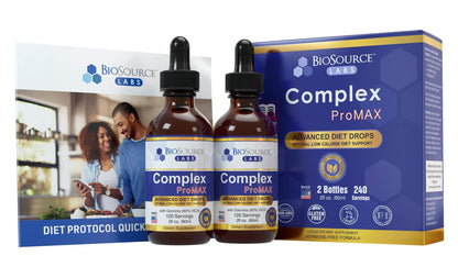 BioSource Labs Complex ProMAX Premium Diet Drops (2 x 2 oz Bottle) - Maple Wellness Supplements