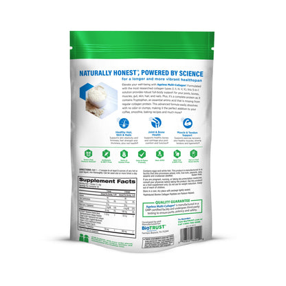 BioTrust Ageless Multi Collagen Peptides Powder - 5 Types (I, II, III, V, X) - Unflavored Collagen Powder for Women & Men - Hydrolyzed Protein - Maple Wellness Supplements