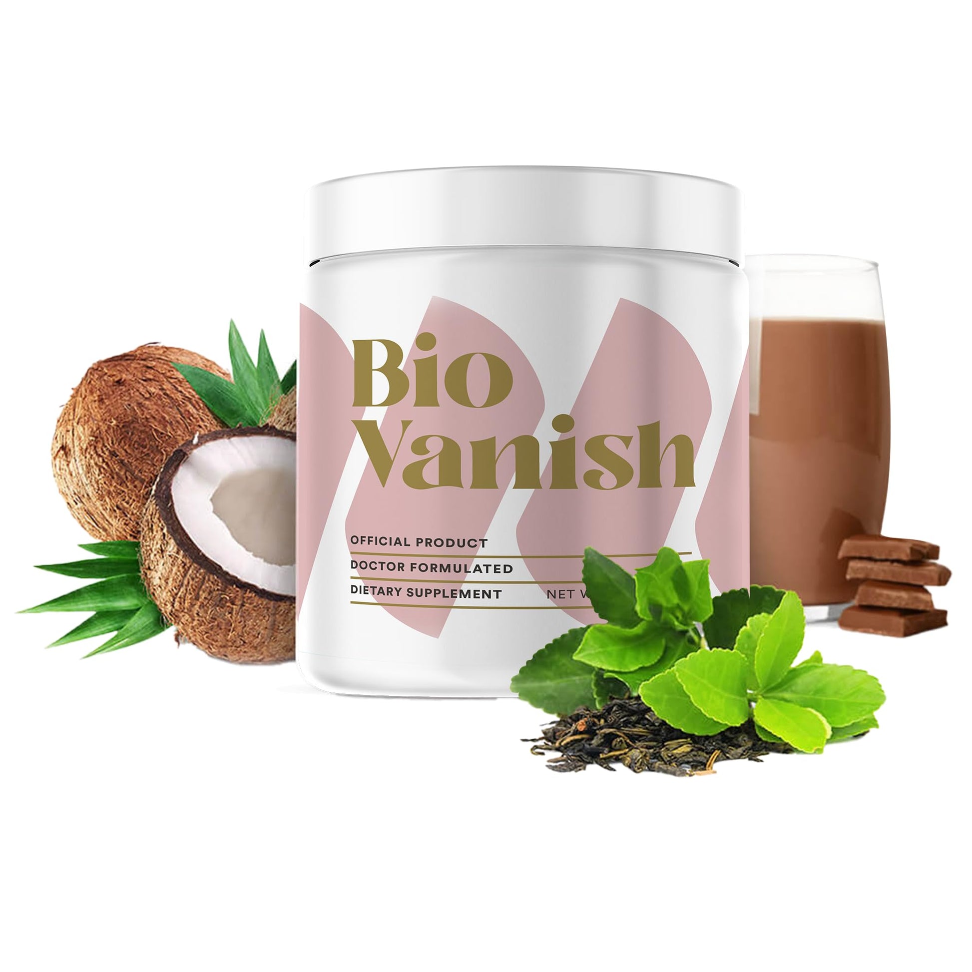 BioVanish - Keto Activate Slimming Cocoa Drink - Ketone & BHB Supplement Weight Solution for Adults - BHB Exogenous Ketones - Weight Management Without Cutting Carbs - 30 Servings - Maple Wellness Supplements