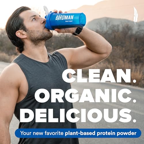 BIRDMAN Falcon Organic Vegan Protein Powder Vanilla, 24g Protein, Sugar Free, Probiotics - Maple Wellness Supplements