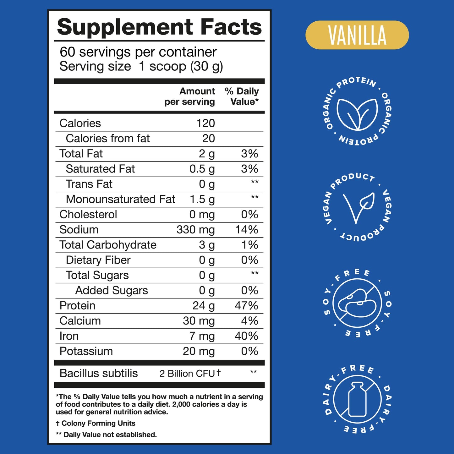BIRDMAN Falcon Vegan Protein Powder Organic, Stevia & Sugar Free, Plant Based Protein - Maple Wellness Supplements