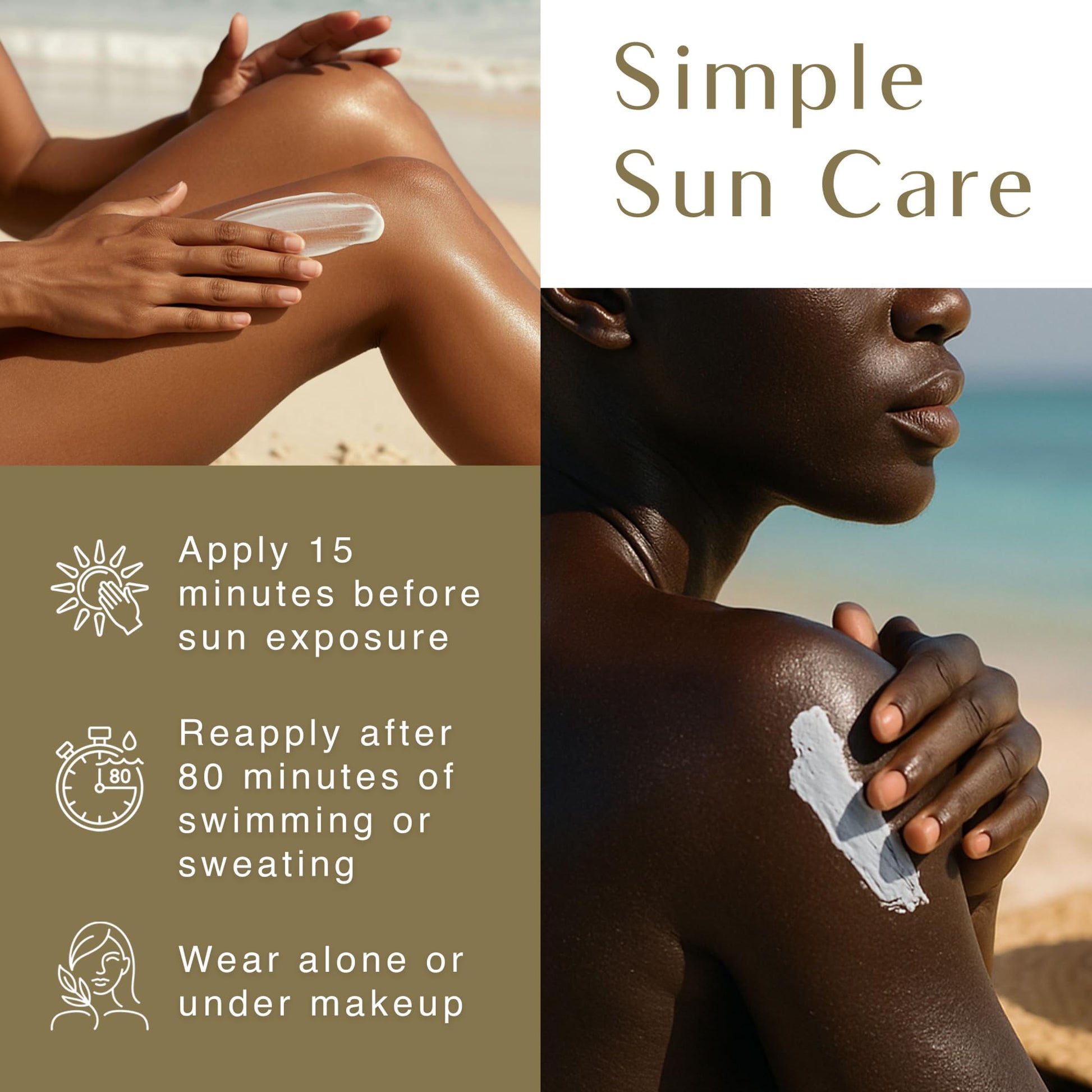 Black Girl Sunscreen SPF 30 for the Face & Body - Moisturizing Sun Protection, SPF 30, Sun Lotion for Women - Maple Wellness Supplements
